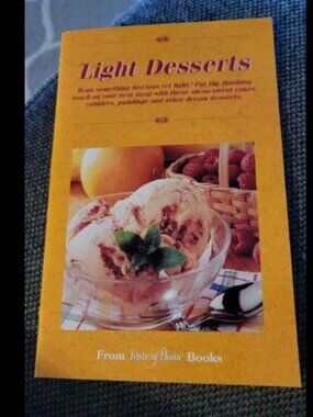 Light Desserts from taste of home books